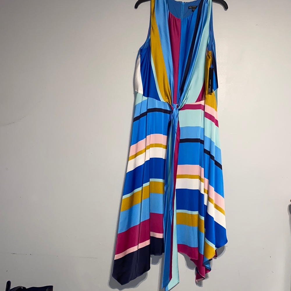 Plus Size Striped Dress